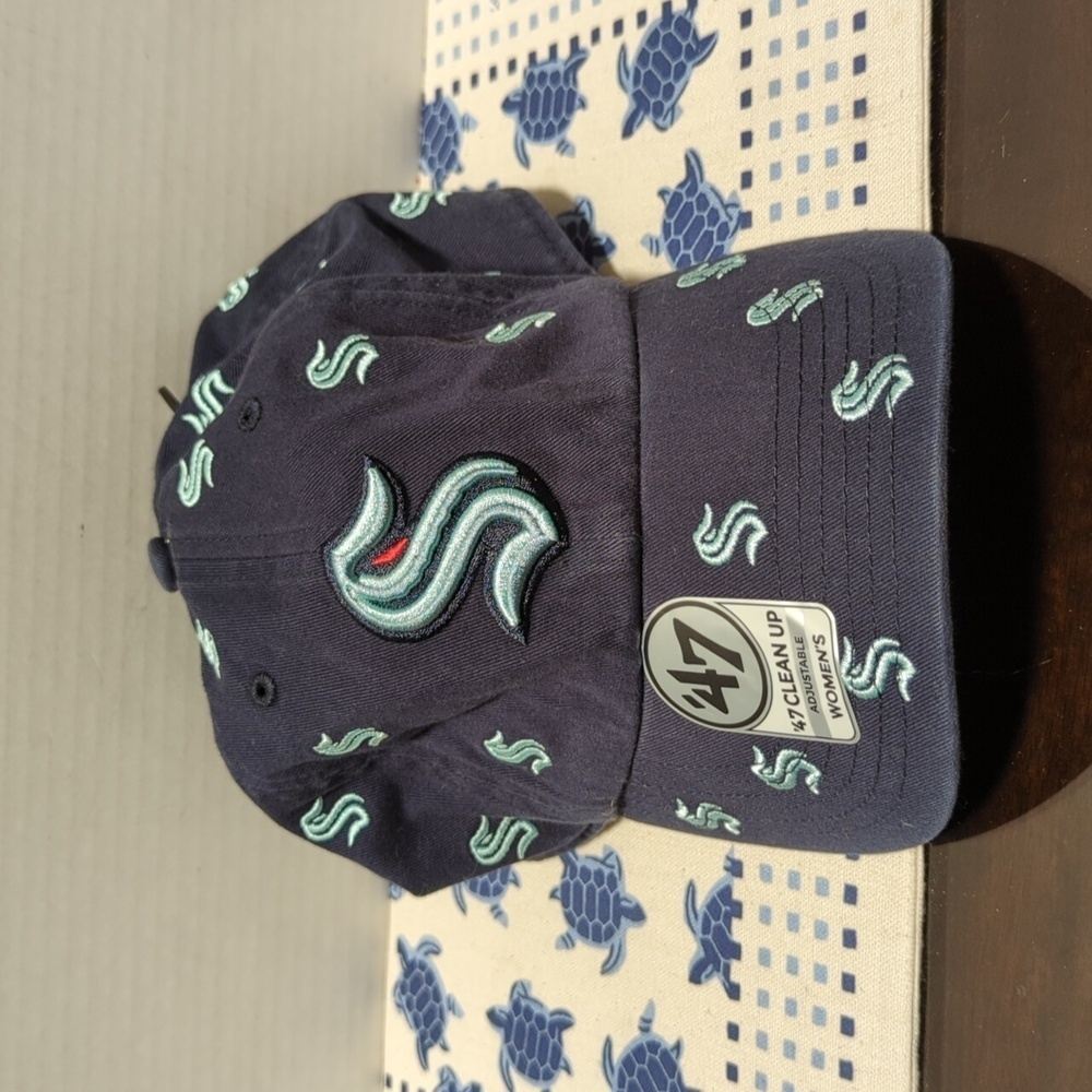 47 Cleanup Confetti NHL Seattle Kraken Adjustable Cap Women's One Size - New